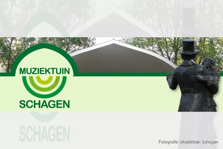 2 uur lang muzikanten op het podium in de Muziektuin