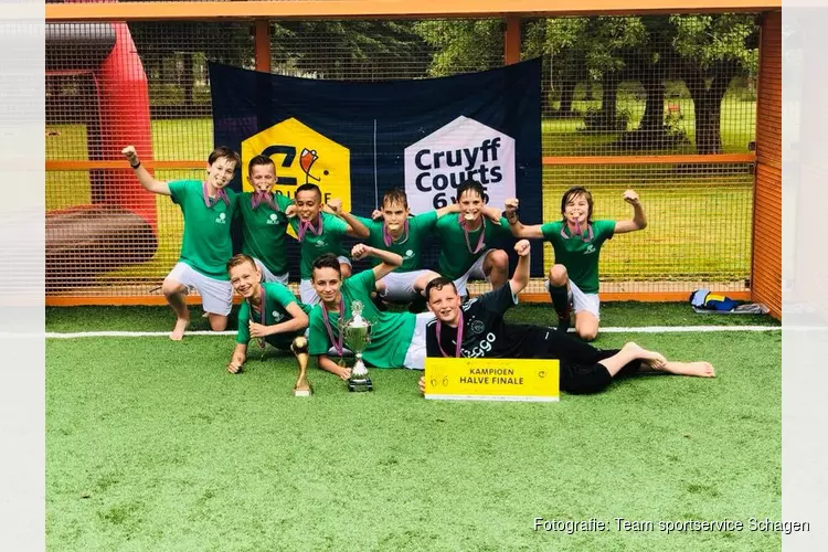 Team Schagen door naar NK Cruyff Courts 6 vs 6!