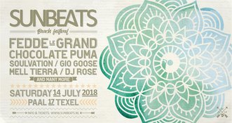 Sunbeats Beach Festival met o.a. Fedde le Grand, Chocolate Puma en meer!