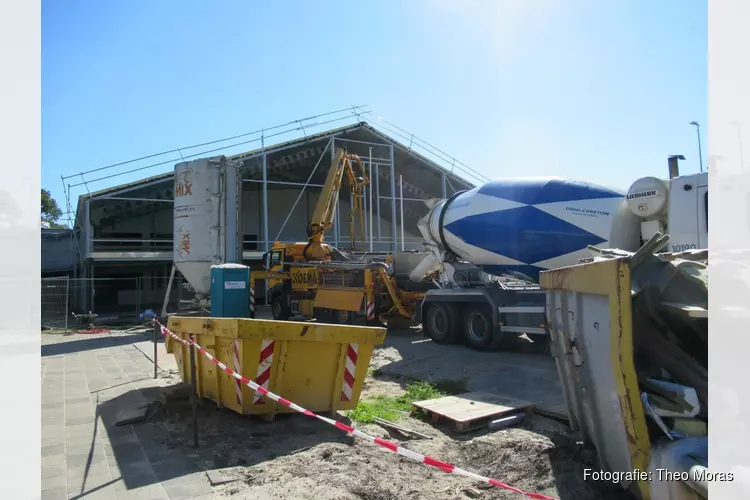 Bouw tweede sporthal &#39;t Veld vordert gestaag