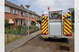 Persoon gewond bij vlam in de pan