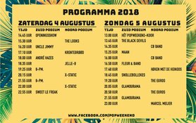Popweekend Schagen komt er aan!