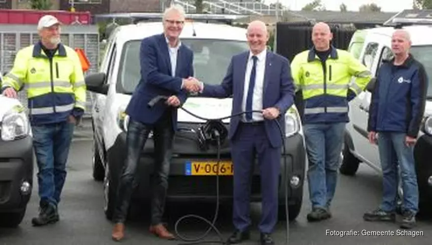 Levering elektrische bedrijfsauto&#39;s voor gemeente Schagen