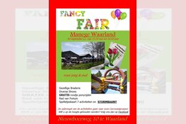 Fancy Fair bij Manege Waarland
