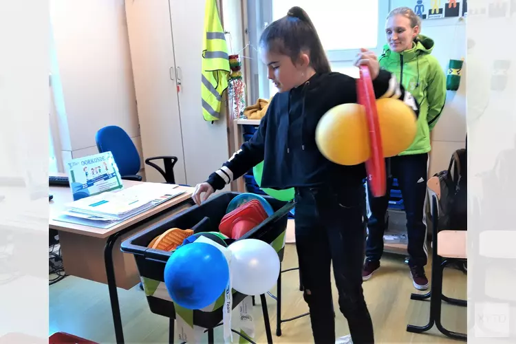 St. Barbara wint touwtjespringchallenge